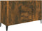 vidaXL - Dressoir - 100x36x60 - cm - bewerkt - hout - gerookt - eikenkleurig