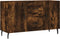 vidaXL - Dressoir - 100x36x60 - cm - bewerkt - hout - gerookt - eikenkleurig