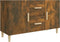 vidaXL - Dressoir - 100x36x60 - cm - bewerkt - hout - gerookt - eikenkleurig