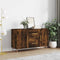 vidaXL - Dressoir - 100x36x60 - cm - bewerkt - hout - gerookt - eikenkleurig