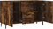 vidaXL - Dressoir - 100x36x60 - cm - bewerkt - hout - gerookt - eikenkleurig
