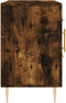 vidaXL - Dressoir - 100x36x60 - cm - bewerkt - hout - gerookt - eikenkleurig