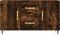 vidaXL - Dressoir - 100x36x60 - cm - bewerkt - hout - gerookt - eikenkleurig