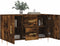 vidaXL - Dressoir - 100x36x60 - cm - bewerkt - hout - gerookt - eikenkleurig