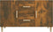 vidaXL - Dressoir - 100x36x60 - cm - bewerkt - hout - gerookt - eikenkleurig