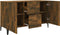 vidaXL - Dressoir - 100x36x60 - cm - bewerkt - hout - gerookt - eikenkleurig