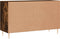 vidaXL - Dressoir - 100x36x60 - cm - bewerkt - hout - gerookt - eikenkleurig