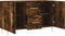 vidaXL - Dressoir - 100x36x60 - cm - bewerkt - hout - gerookt - eikenkleurig