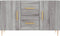 vidaXL - Dressoir - 100x36x60 - cm - bewerkt - hout - grijs - sonoma - eikenkleurig
