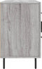 vidaXL - Dressoir - 100x36x60 - cm - bewerkt - hout - grijs - sonoma - eikenkleurig