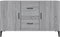 vidaXL - Dressoir - 100x36x60 - cm - bewerkt - hout - grijs - sonoma - eikenkleurig
