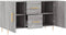 vidaXL - Dressoir - 100x36x60 - cm - bewerkt - hout - grijs - sonoma - eikenkleurig