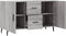 vidaXL - Dressoir - 100x36x60 - cm - bewerkt - hout - grijs - sonoma - eikenkleurig