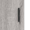 vidaXL - Dressoir - 100x36x60 - cm - bewerkt - hout - grijs - sonoma - eikenkleurig