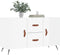 vidaXL - Dressoir - 100x36x60 - cm - bewerkt - hout - hoogglans - wit