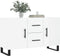 vidaXL - Dressoir - 100x36x60 - cm - bewerkt - hout - hoogglans - wit