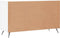 vidaXL - Dressoir - 100x36x60 - cm - bewerkt - hout - hoogglans - wit