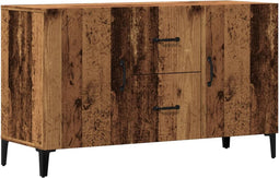 vidaXL - Dressoir - 100x36x60 - cm - bewerkt - hout - oud - houtkleurig