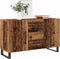 vidaXL - Dressoir - 100x36x60 - cm - bewerkt - hout - oud - houtkleurig