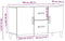 vidaXL - Dressoir - 100x36x60 - cm - bewerkt - hout - oud - houtkleurig