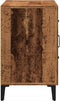 vidaXL - Dressoir - 100x36x60 - cm - bewerkt - hout - oud - houtkleurig