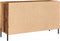vidaXL - Dressoir - 100x36x60 - cm - bewerkt - hout - oud - houtkleurig