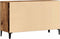 vidaXL - Dressoir - 100x36x60 - cm - bewerkt - hout - oud - houtkleurig