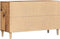 vidaXL - Dressoir - 100x36x60 - cm - bewerkt - hout - oud - houtkleurig