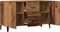 vidaXL - Dressoir - 100x36x60 - cm - bewerkt - hout - oud - houtkleurig