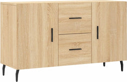 vidaXL - Dressoir - 100x36x60 - cm - bewerkt - hout - sonoma - eikenkleurig