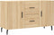 vidaXL - Dressoir - 100x36x60 - cm - bewerkt - hout - sonoma - eikenkleurig