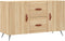 vidaXL - Dressoir - 100x36x60 - cm - bewerkt - hout - sonoma - eikenkleurig