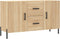 vidaXL - Dressoir - 100x36x60 - cm - bewerkt - hout - sonoma - eikenkleurig