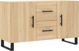 vidaXL - Dressoir - 100x36x60 - cm - bewerkt - hout - sonoma - eikenkleurig