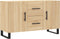 vidaXL - Dressoir - 100x36x60 - cm - bewerkt - hout - sonoma - eikenkleurig