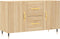vidaXL - Dressoir - 100x36x60 - cm - bewerkt - hout - sonoma - eikenkleurig
