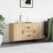 vidaXL - Dressoir - 100x36x60 - cm - bewerkt - hout - sonoma - eikenkleurig
