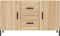 vidaXL - Dressoir - 100x36x60 - cm - bewerkt - hout - sonoma - eikenkleurig