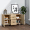 vidaXL - Dressoir - 100x36x60 - cm - bewerkt - hout - sonoma - eikenkleurig