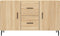 vidaXL - Dressoir - 100x36x60 - cm - bewerkt - hout - sonoma - eikenkleurig