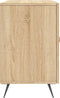 vidaXL - Dressoir - 100x36x60 - cm - bewerkt - hout - sonoma - eikenkleurig