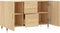 vidaXL - Dressoir - 100x36x60 - cm - bewerkt - hout - sonoma - eikenkleurig