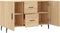vidaXL - Dressoir - 100x36x60 - cm - bewerkt - hout - sonoma - eikenkleurig