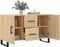 vidaXL - Dressoir - 100x36x60 - cm - bewerkt - hout - sonoma - eikenkleurig