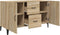vidaXL - Dressoir - 100x36x60 - cm - bewerkt - hout - sonoma - eikenkleurig