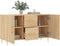 vidaXL - Dressoir - 100x36x60 - cm - bewerkt - hout - sonoma - eikenkleurig