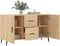 vidaXL - Dressoir - 100x36x60 - cm - bewerkt - hout - sonoma - eikenkleurig