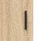 vidaXL - Dressoir - 100x36x60 - cm - bewerkt - hout - sonoma - eikenkleurig