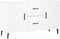 vidaXL - Dressoir - 100x36x60 - cm - bewerkt - hout - wit