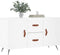 vidaXL - Dressoir - 100x36x60 - cm - bewerkt - hout - wit
